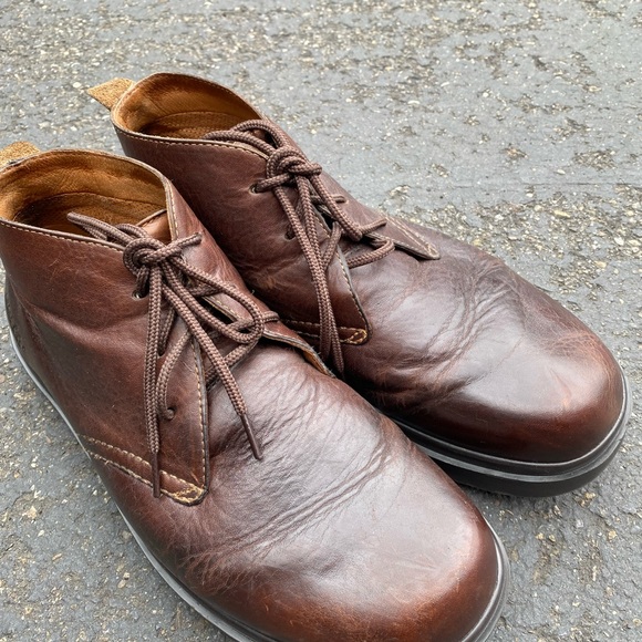 Earth STF07 Men’s Sandstone Leather Chukka Ankle Boots Size 10 - Picture 6 of 12